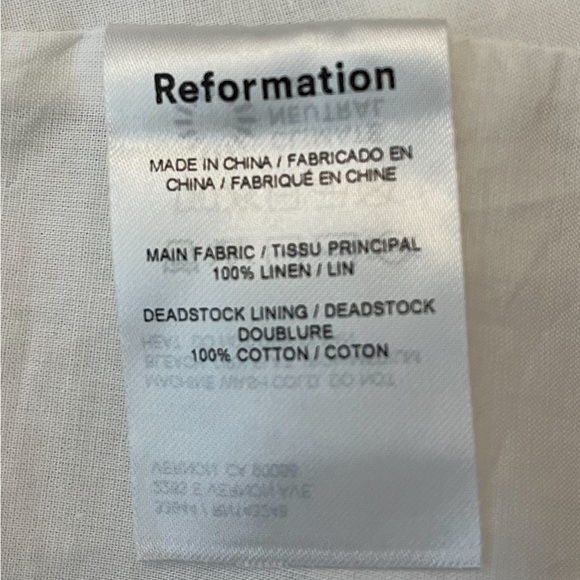 Reformation Linen Rare Dress. Size medium - Picture 4 of 7